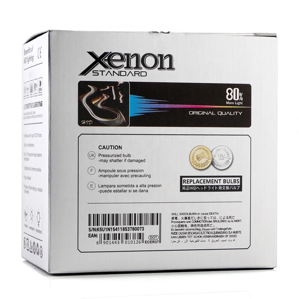 D1S D1C D1R Car Hid Head Lamp 4300K/5500K/6000k/8000k/10000k/12000k Xenon Bulb For Car Headlight Retrofit