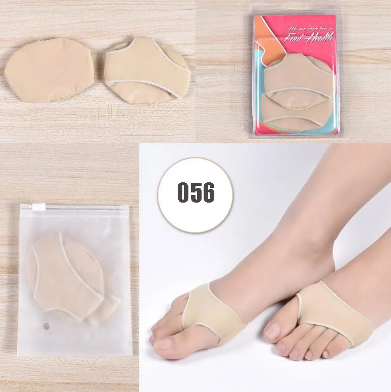 Gel Metatarsal Ball of Foot Cushion Pads High Quality Fabric Opp Bag Beige Silicone Shoes and Insoles Silicone Sock Foot Care