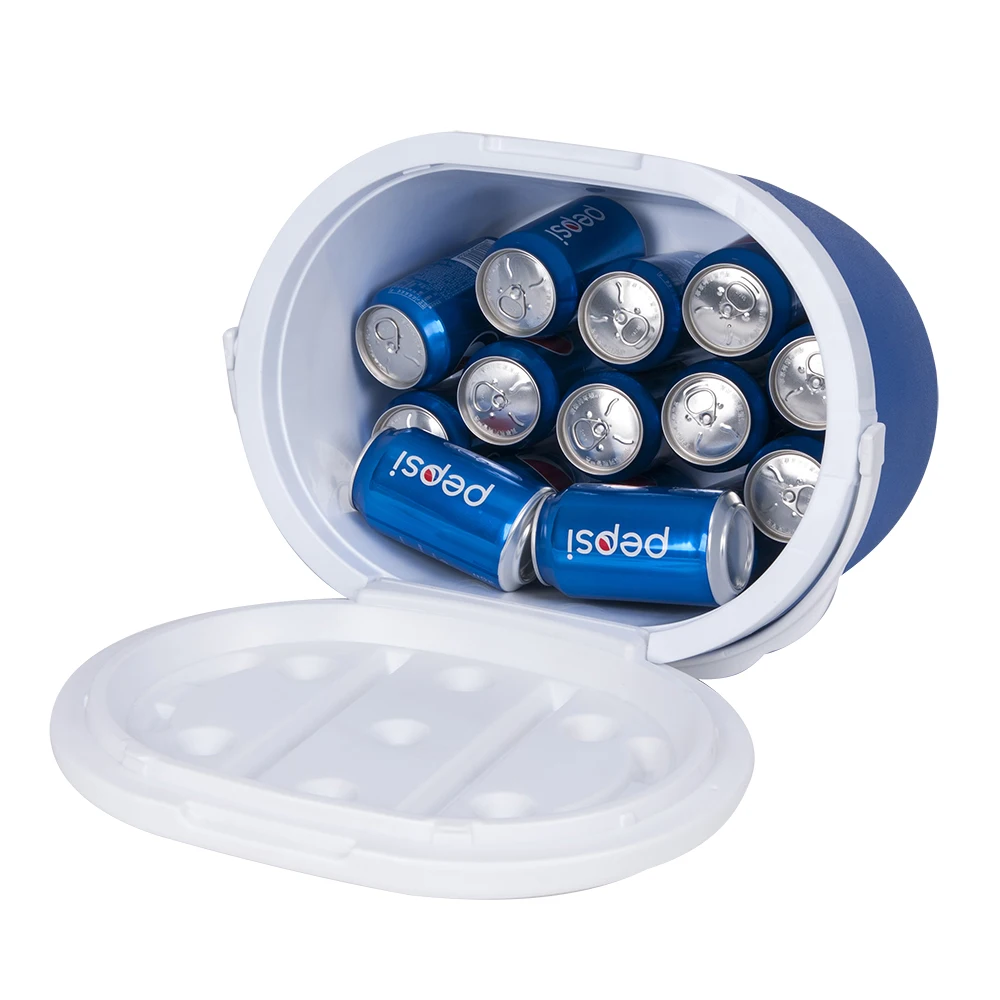 14l Eps Pu Cool Summer Round Beer Water Orange Vegetables Delivery Cooler Box