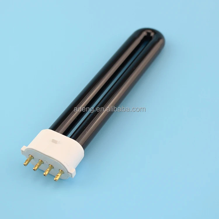 9 Watt UV-A replacement bulb for black flag light bulb T4 black light bulb with G23 2G7 4pins base 8000hours