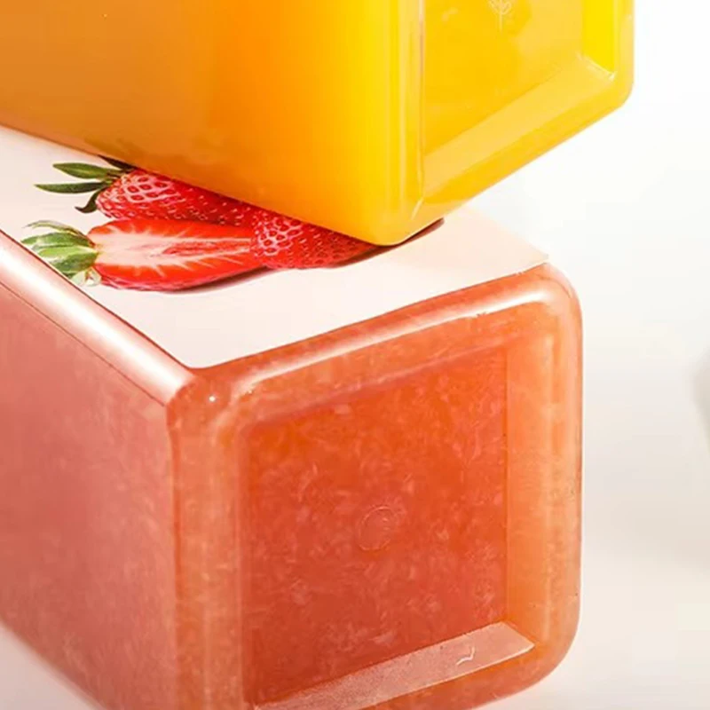 2oz 4oz 8oz 12oz 16oz 32oz plastic PET bottle square juice bottle beverage bottle