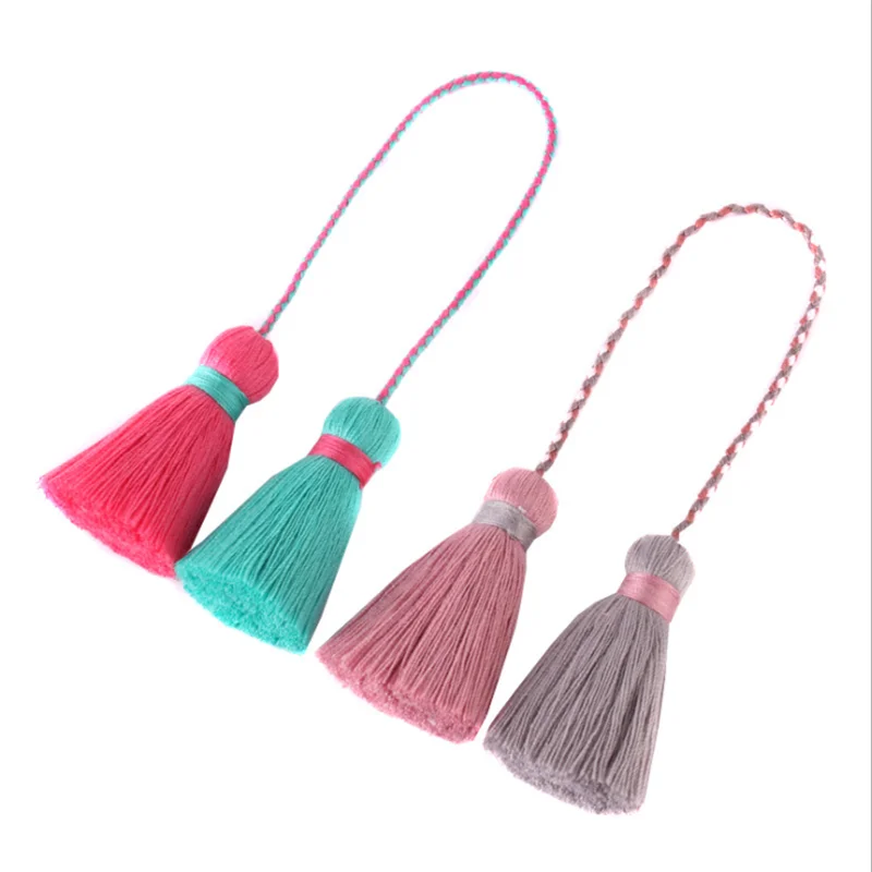 26cm Pure Cotton Household Curtain Double Tassel Fringe DIY Craft Supplies Garment Decor Pendant Sewing Materials Tasels