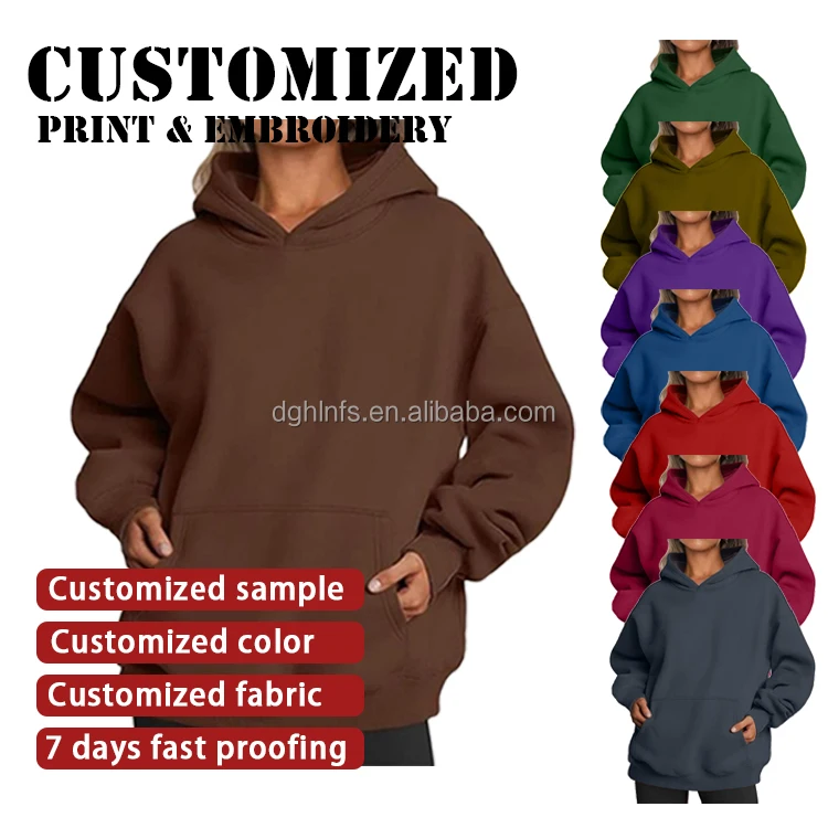 Hualingniao Custom Tracksuit 2 piece set Sweatshirts Unisex Hoodies Streetwear Luxury Designer Tapestry Thick Women Men