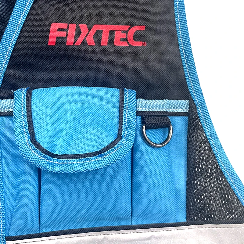 FIXTEC Wholesale China Manufacturer Construction Safty Jackets Safety Vest Reflective Engineer Pocket Tool Vest