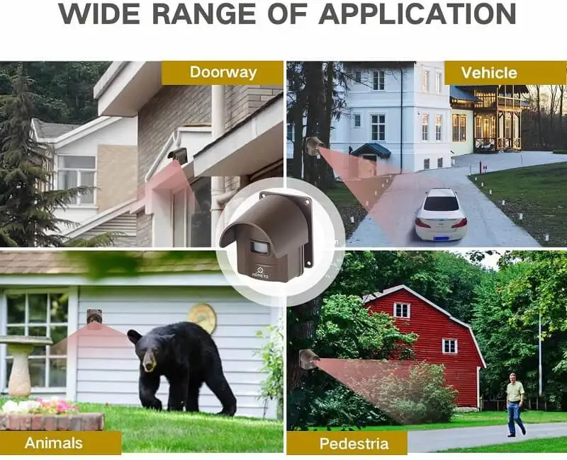 Factory Price 1/4 Mile Long Range Solar Driveway Alarm Wireless Home Security Alarm System