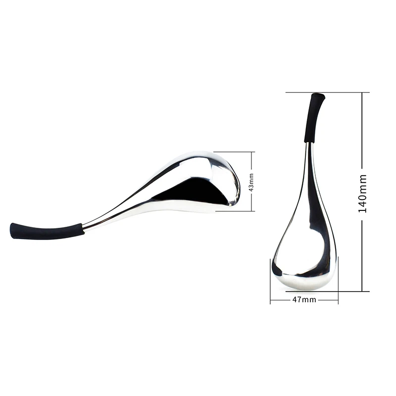 Skin cyro therapy pain relief facial chilling massager spoons handheld stainless steel ice spoon facial massager
