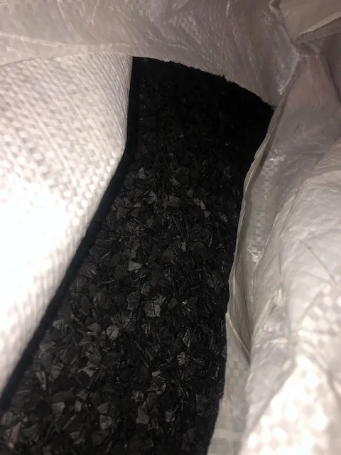 
HDPE plastik regrind scrap shredded 