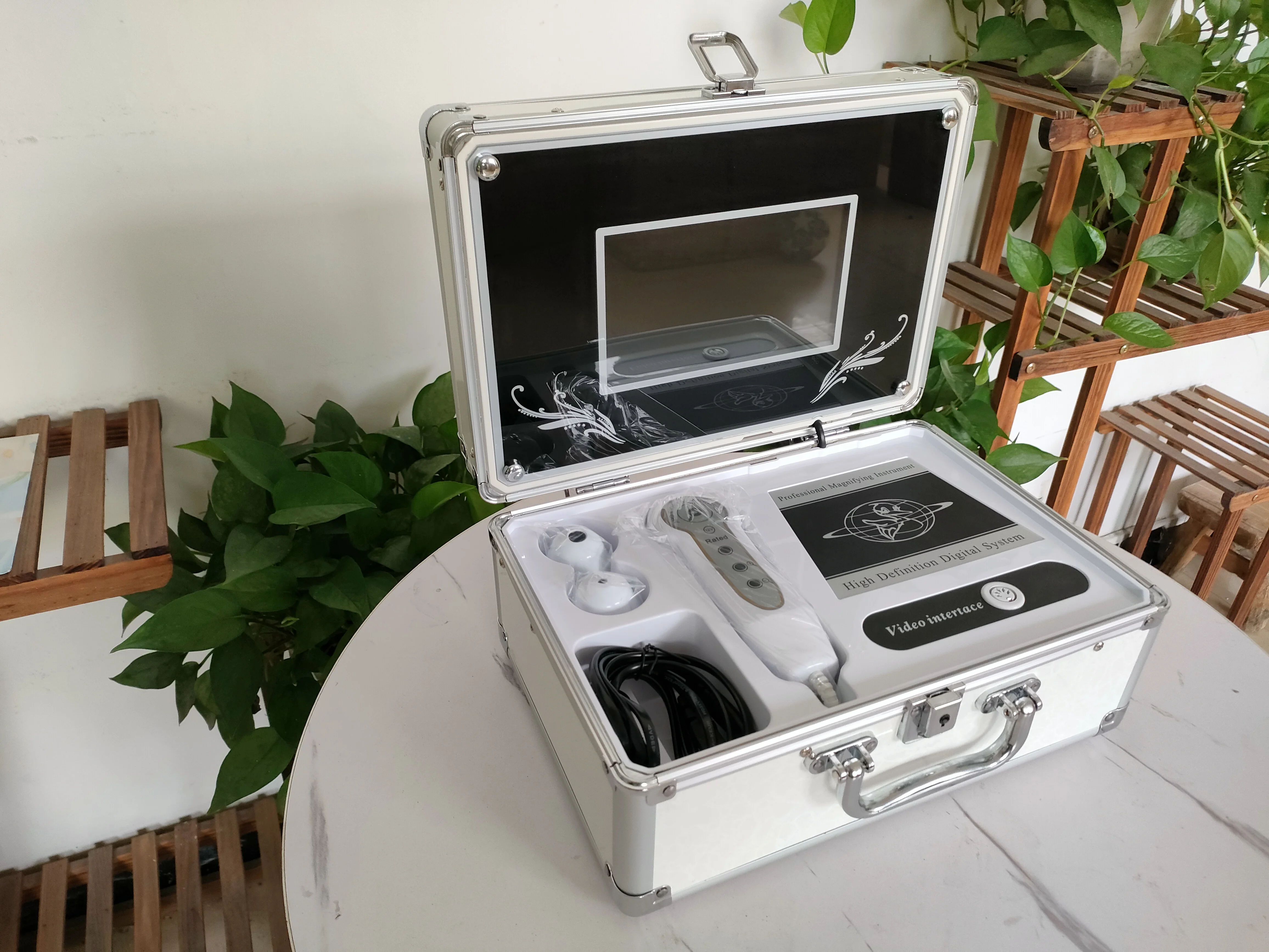 Digital Microscope Magnifier Skin Hair Blackhead Follicle Scalp Detector high definition skin and hair analyzer