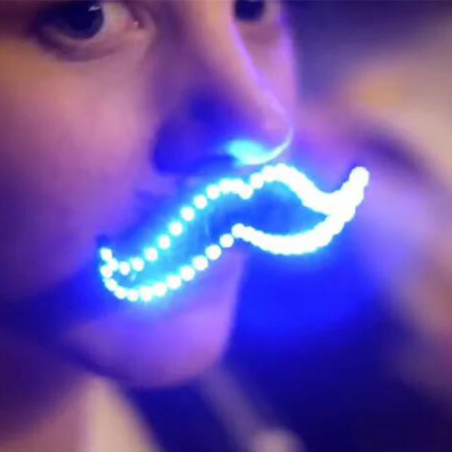 New Mustache Accessories Funny Party Led Mustache