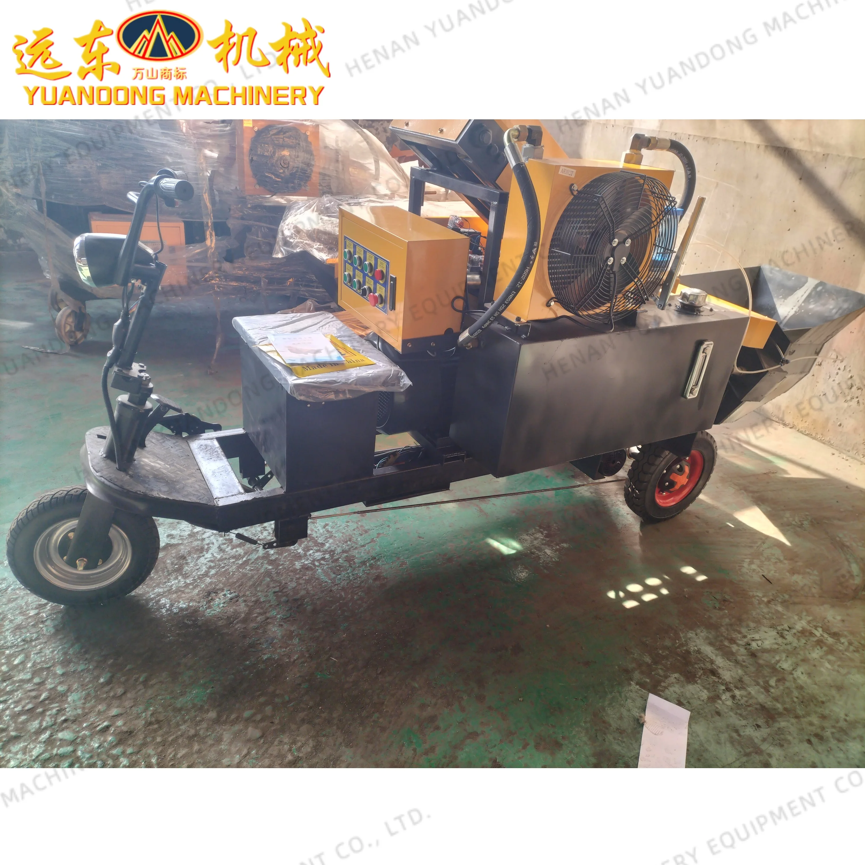 Одноцилиндровый дизельный насос для бетона 2024 новый дизайн