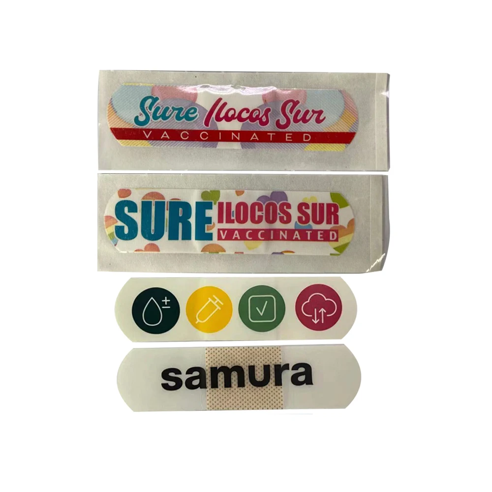 Sterile band aid for Promoting cancer awareness Medical First Aid Approved Plaster Custom Printed Bandaid