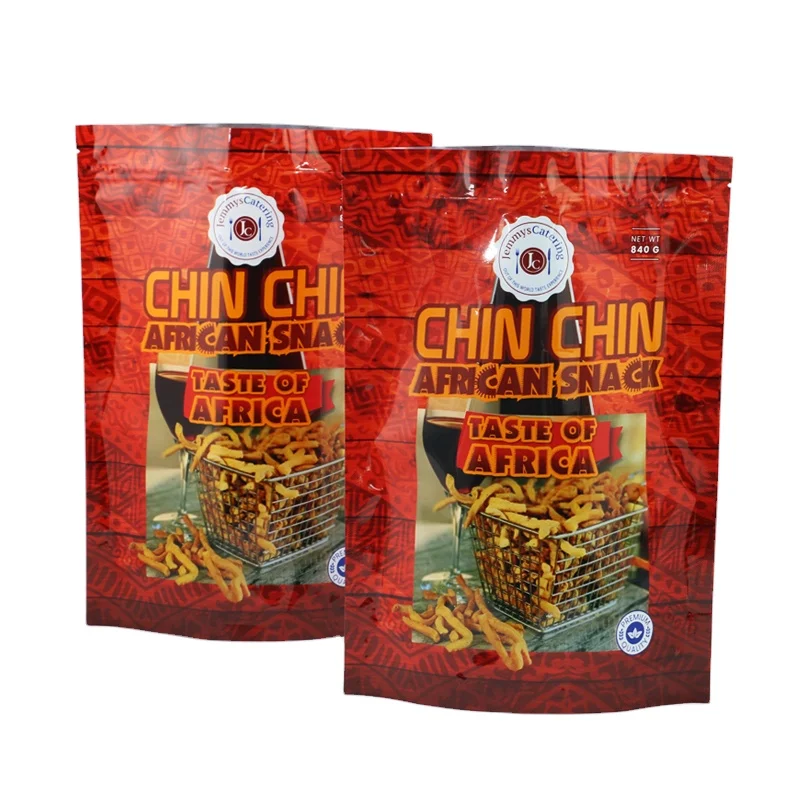 Custom Printed High Temperature Zip Lock Packaging Stand Up Cooking Pouch