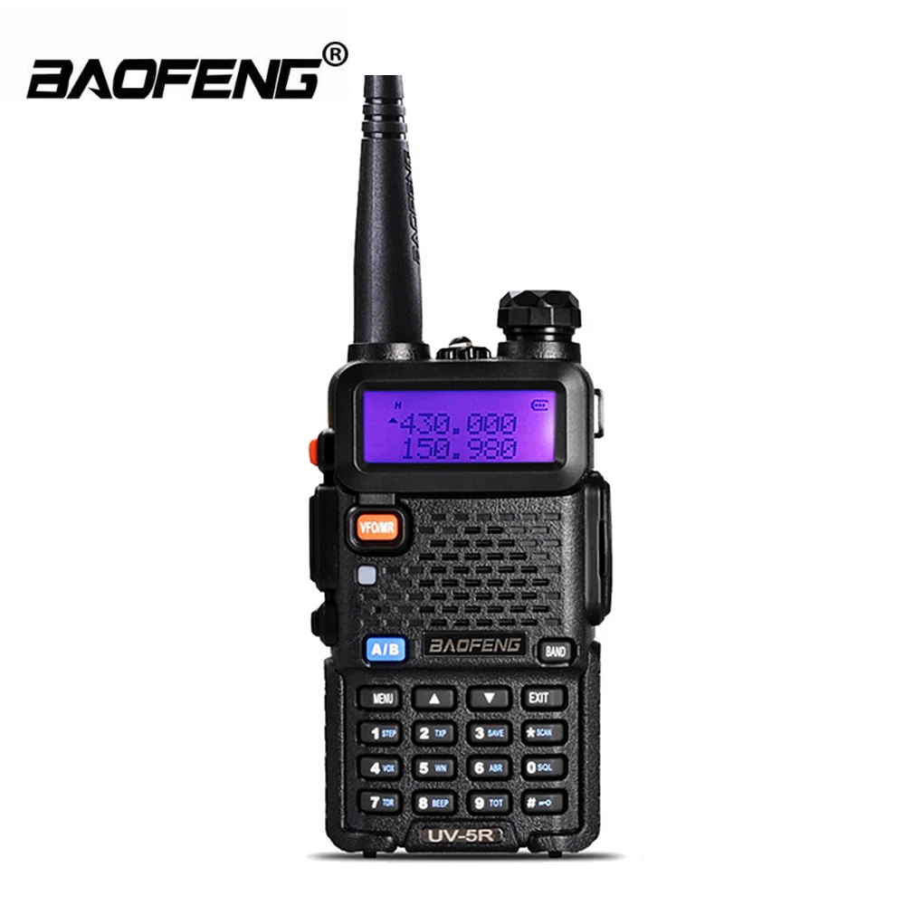 baofeng uv-5r handy walkie talkie CE FCC certificate 128 channels dual band Transceiver