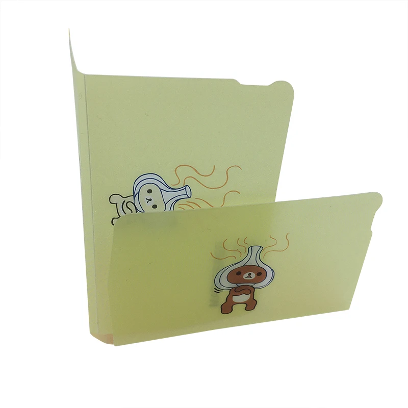 Transparent plastic folding Storage Folder Clip Face Covering Carrying Keeper for FaceMask