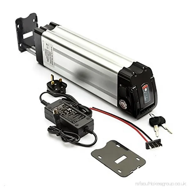  Е-байка 36В серебряные рыбы 15ah литиевая батарея для велосипеда электрический велосипед с замочком батареи электрических 36v