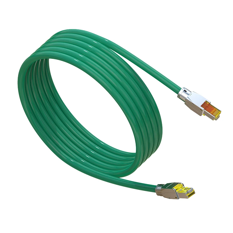 Cat8 Ethernet Cable Double Shielded STP 40 Gigabit 2000MHz Cat 8Premium High Speed Network Cable communication cables