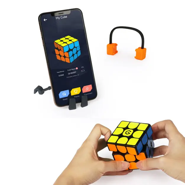 Giiker i3SE 3x3 Super Magnetic Cube Avec APP Sync Puzzle Toys Cube Connexion wireless Magic Puzzle Educational Toy