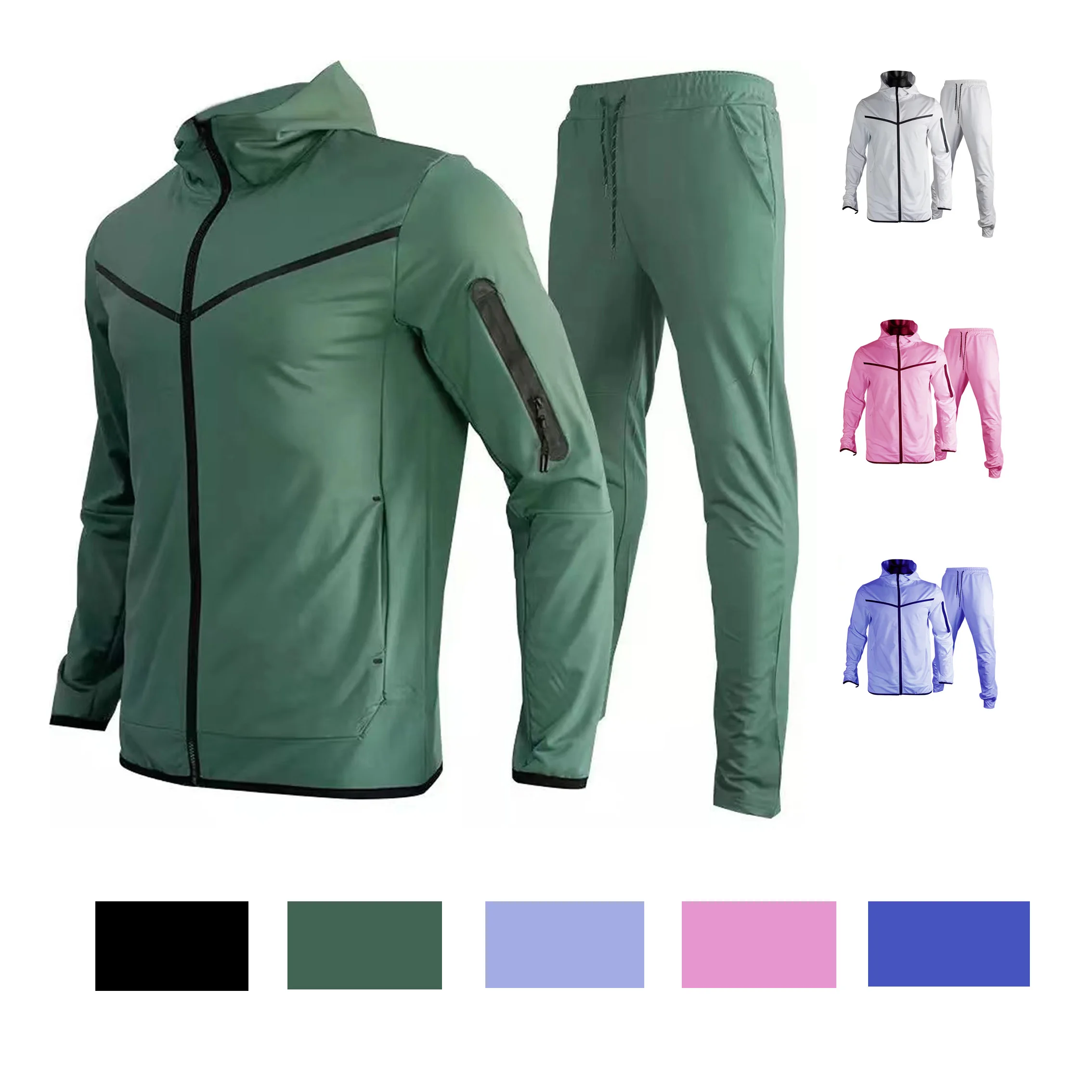 customized Warm Up Football Training Track Suits Men Sport Tracksuit Workout Wholesale Soccer waterproof Tracksuit