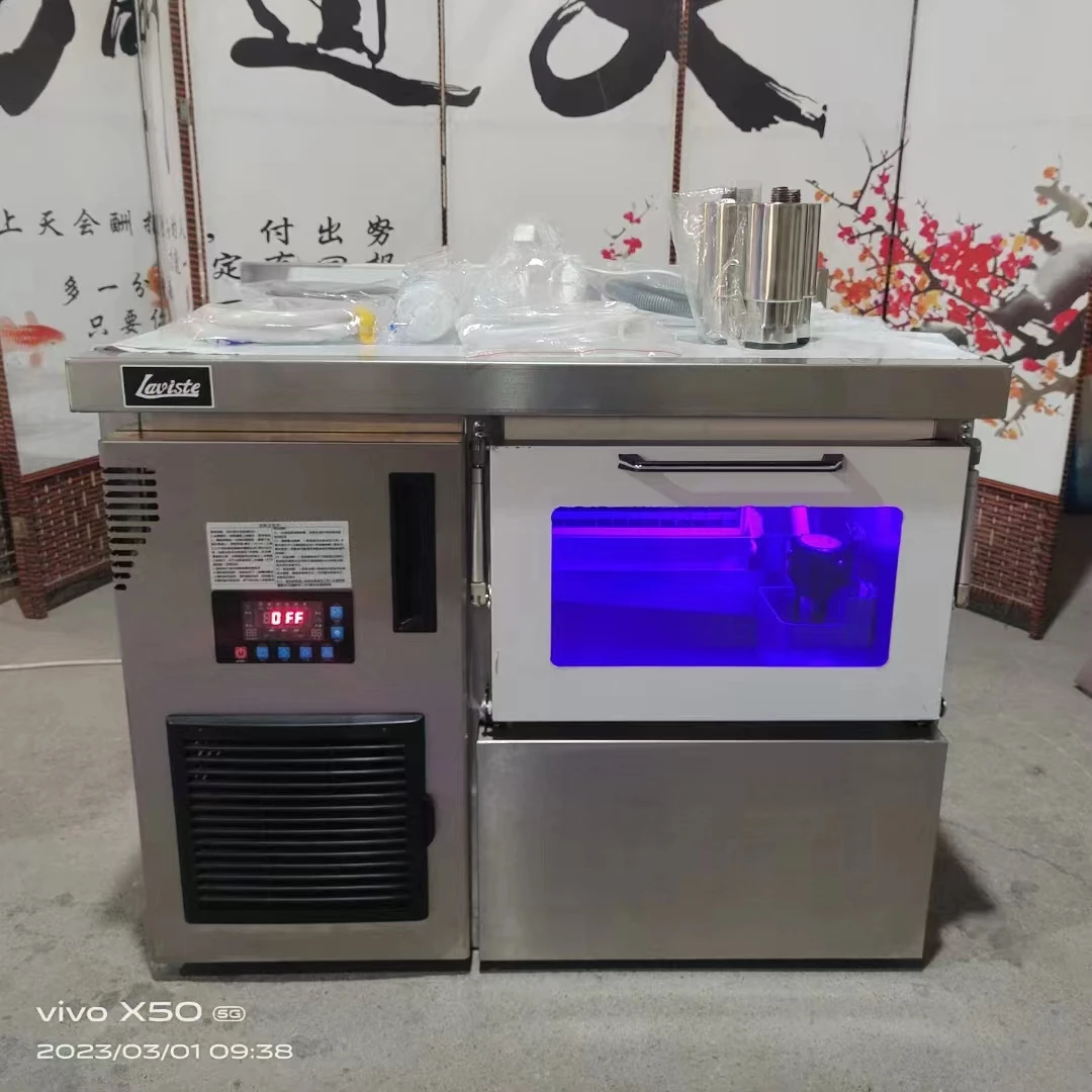 China Manufacture Cheap Price Tea Shop KTV Bar Machinery Commercial Large Cube Block Ice Making Machine With Large Size Ice
