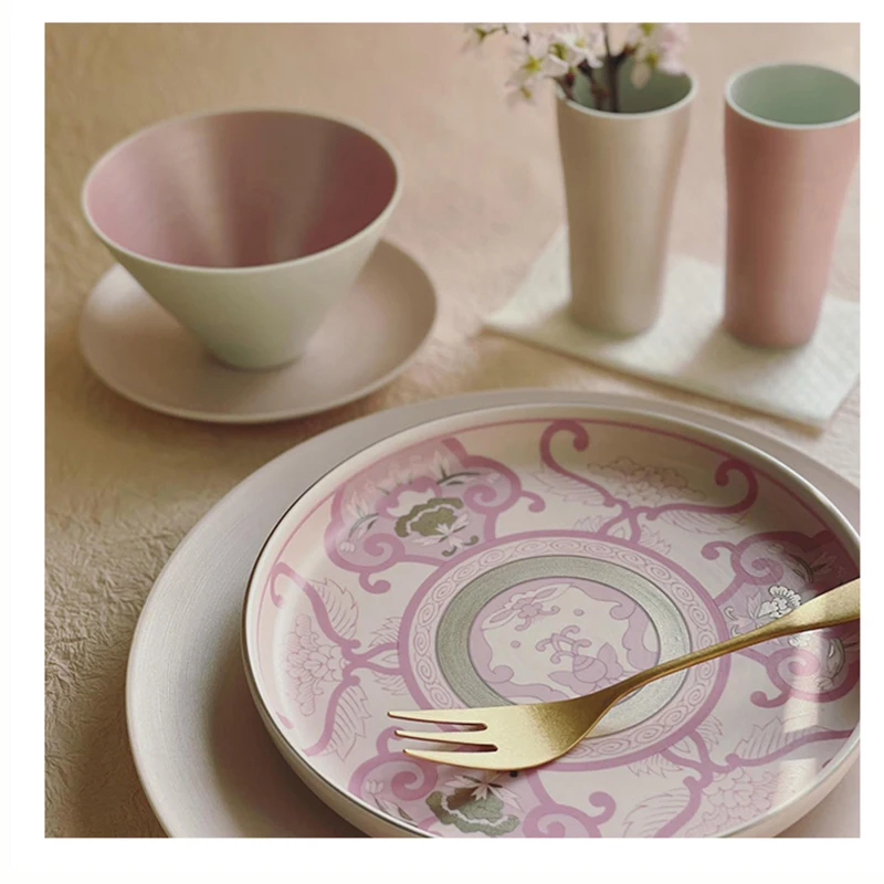 Japanese high quality lifestyle tableware handmade restaurant plate porcelain