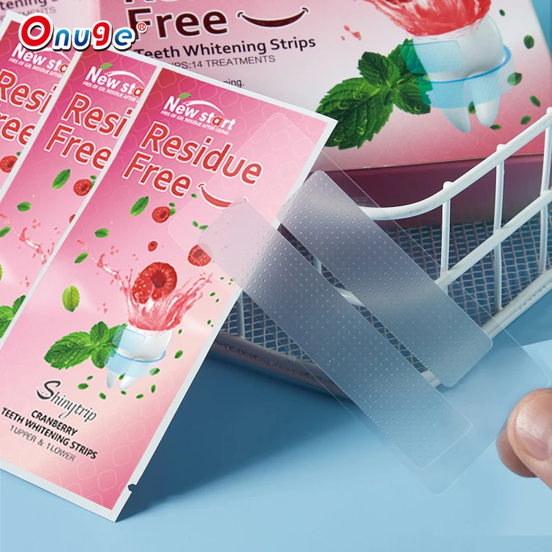 Residue-free 100% No Gel Residue teeth whitening strips for your teeth whitening 14 pairs 28pcs hot trade