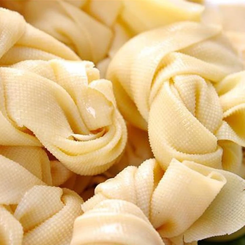 ISO Certified Freeze Dried Tofu Knot Frozen Dried Bean Curd Knot Frozen Dried Baiye Knot