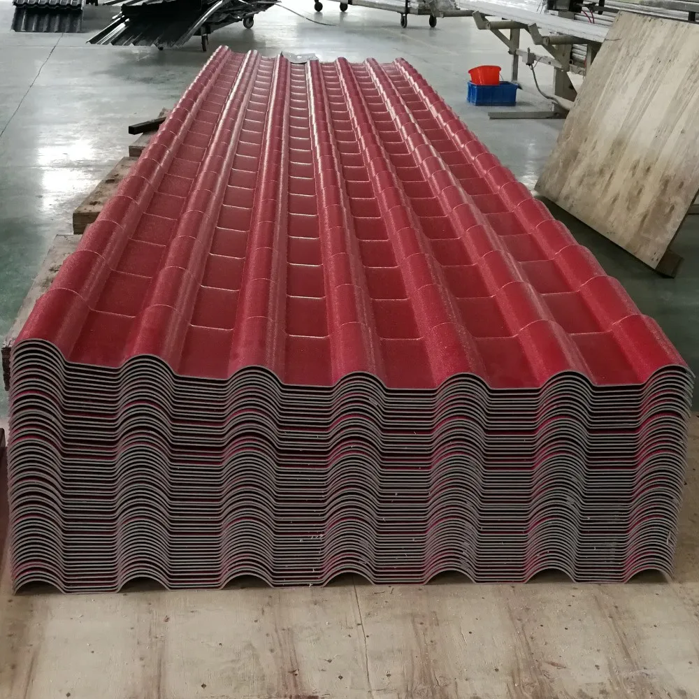 New Generation Bright Color 3mm ASA Synthetic Resin PVC Roofing Sheets Tiles No Fading