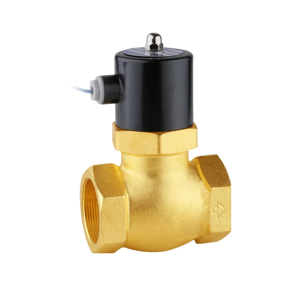 Brass stainless steel normally closed high temperature steam solenoid valve