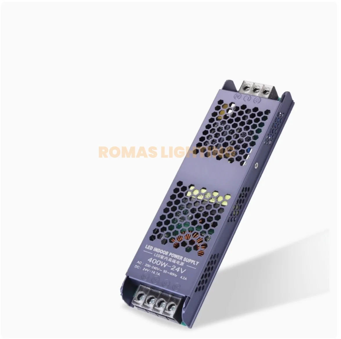 Ultra-thin Outdoor industrial 24volt 200w 400W led driver switching power supply