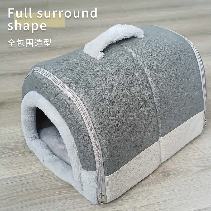 Закрытый домик для кошек, складная сумка для кошек, Портативная сумка для домашних животных маленького и среднего размера