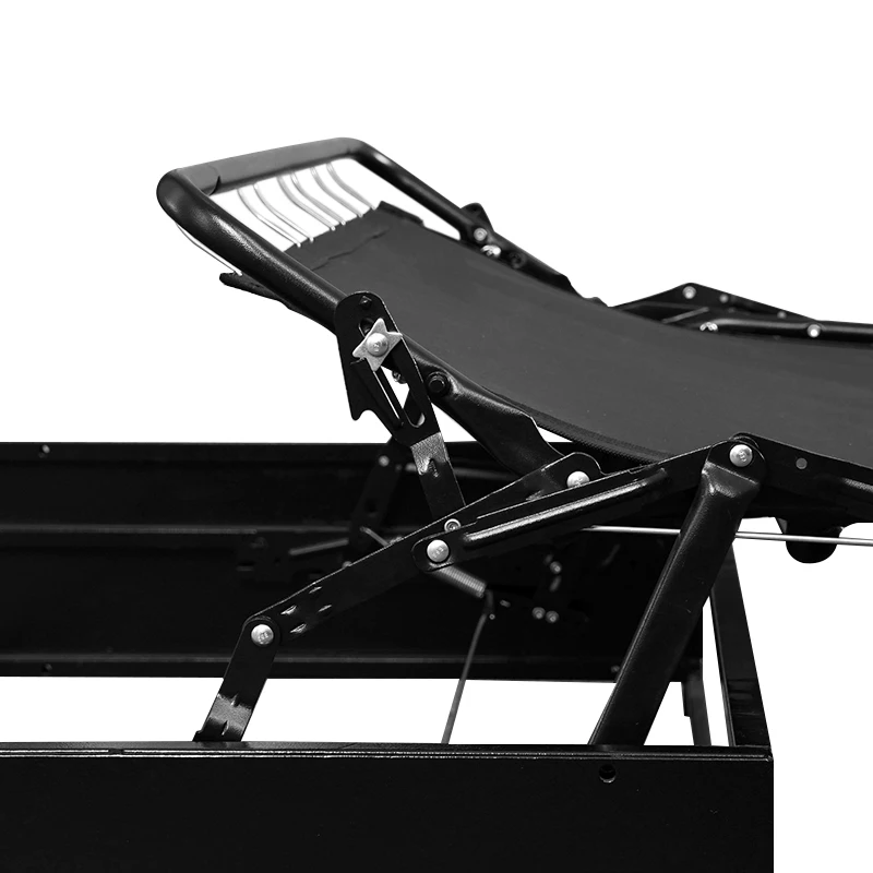 Office furniture parts sofa fittings mechanism black two fold wall sofa recliner mechanism