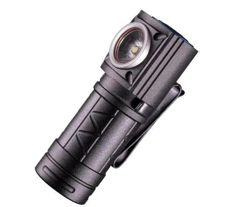 Multi-functional corner headwear portable mini EDC high light focus flashlight for outdoor walking headlight