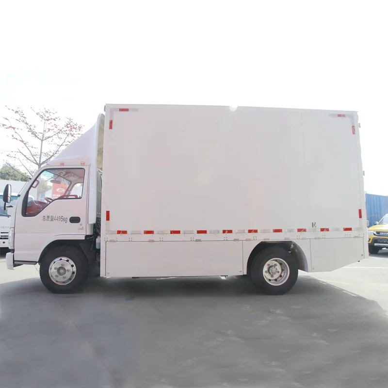 Новинка Китай 110 кВт 4x2 коммерческий Электрический фургон 106 кВтч 6 wheeler Qingling ISUZU EV100