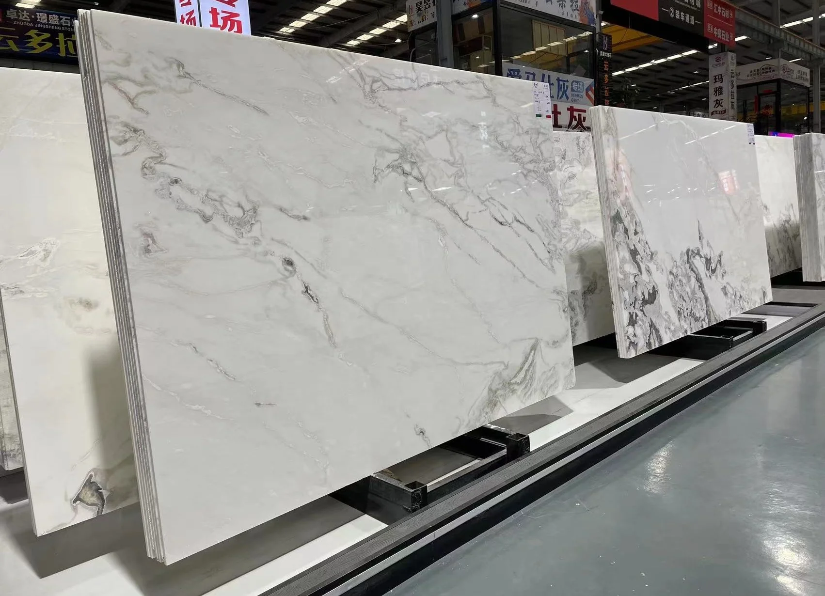 Fandi White Oyster Marble Slabs Brazil Luxury Bianco White High End Natural Marble Wall Floor Tile Interior Design