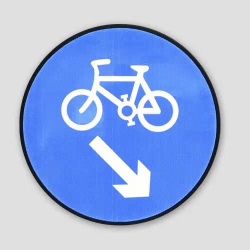 Safety Street Reflective  Circle Aluminum Highway Warning Traffic Road Safety Sign