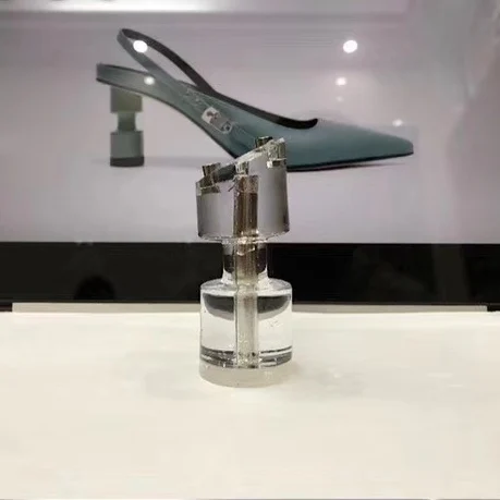 transparent clear unique heel for shoe making