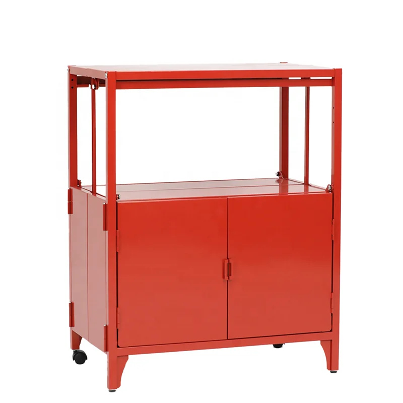 Nordic Style Iron Sideboard Steel Cabinet Storage Organizer for Living Room Furniture