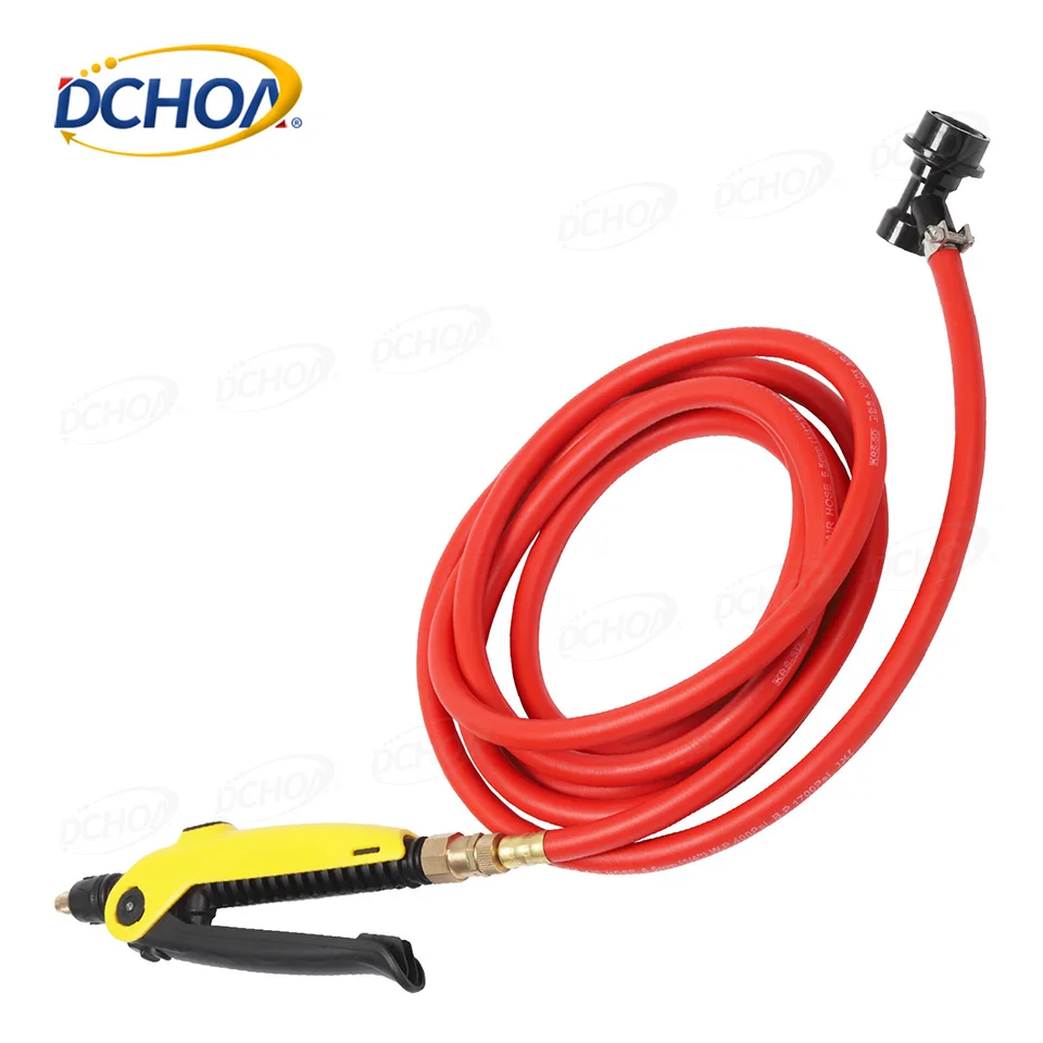 DCHOA high pressure Hose Flexible Water Pipe  for House Car Washing with Spray nozzle