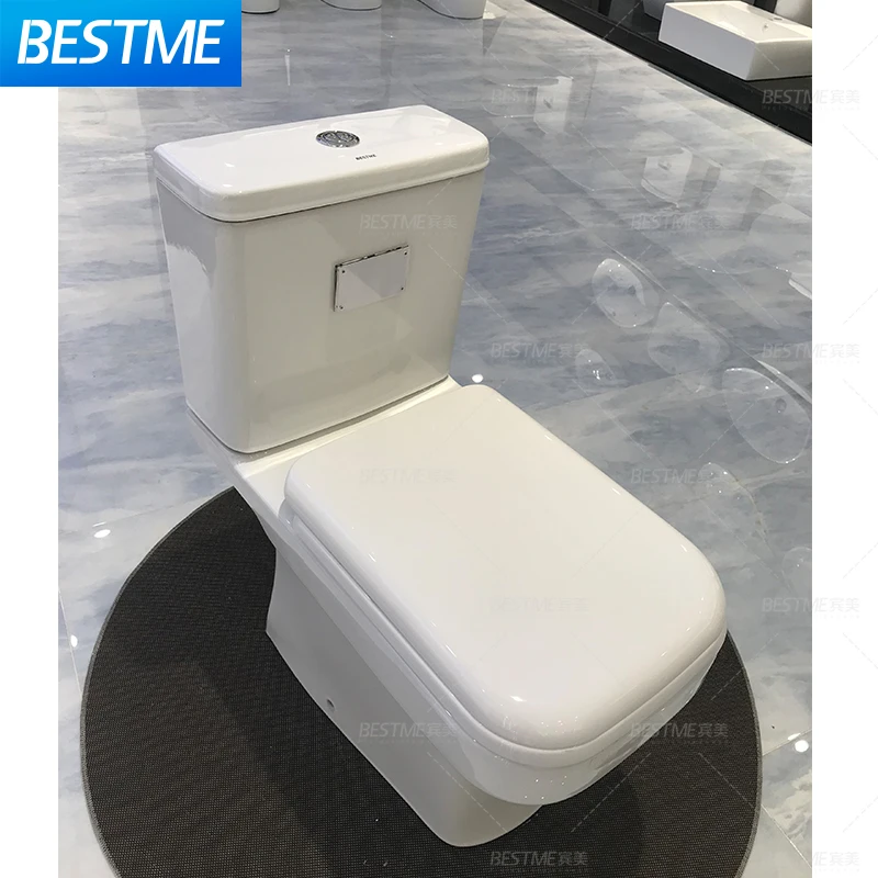 Wc Toilet Seat Closed Wc Two Piece Sanitary Ware Latest Design Modern Ceramic Water Closet Toilet