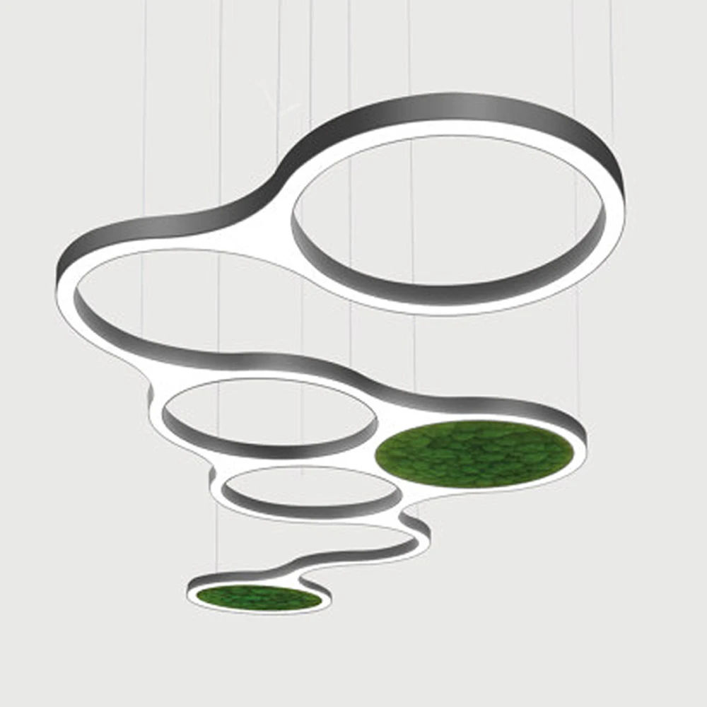 Modern Pendant Office Lighting Custom Made Aquarius Series Free Combination Star Cluster LED Pendant Light