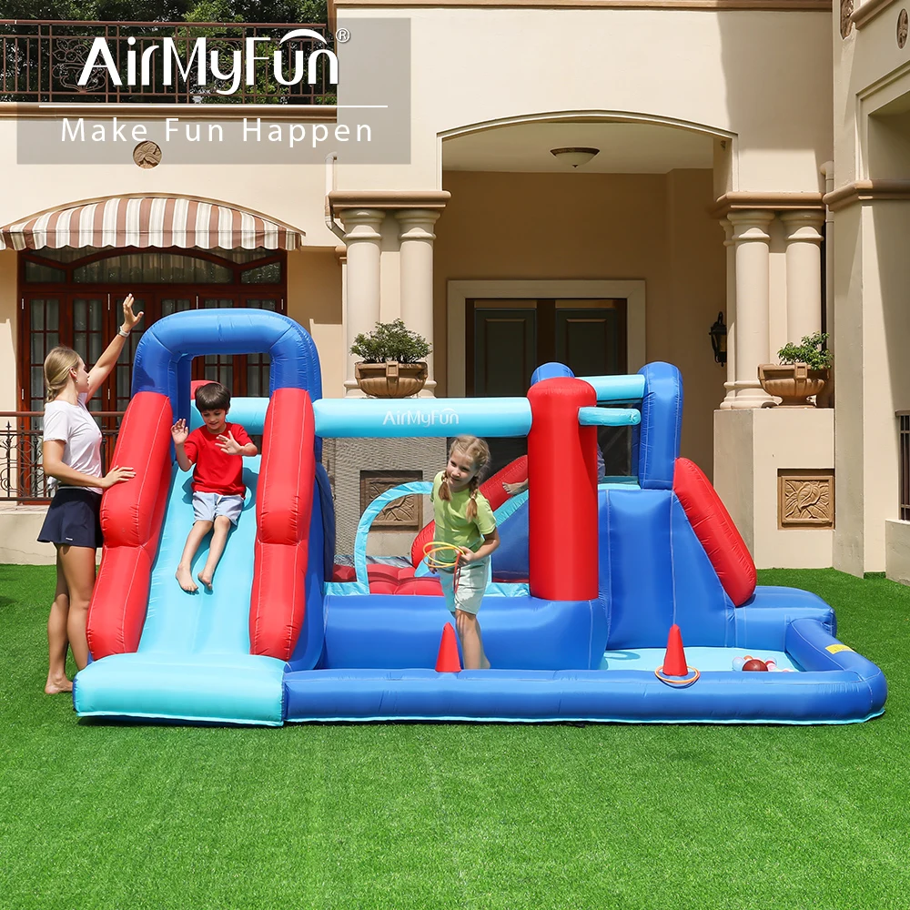 Wholesale Jumping Kids Inflatable Bounce House home Use Bouncy Castle Bounce House With Slide Combo