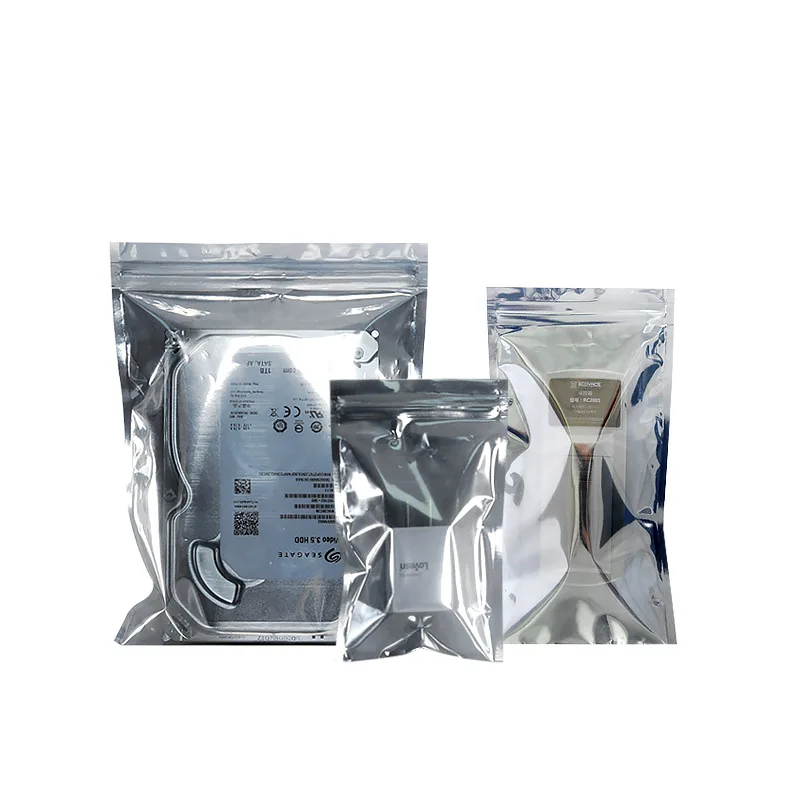 Foil Aluminium Antistatic Ziplock Moisture Anti Static Static Safe Barrier Packing Shielding ESD Bag