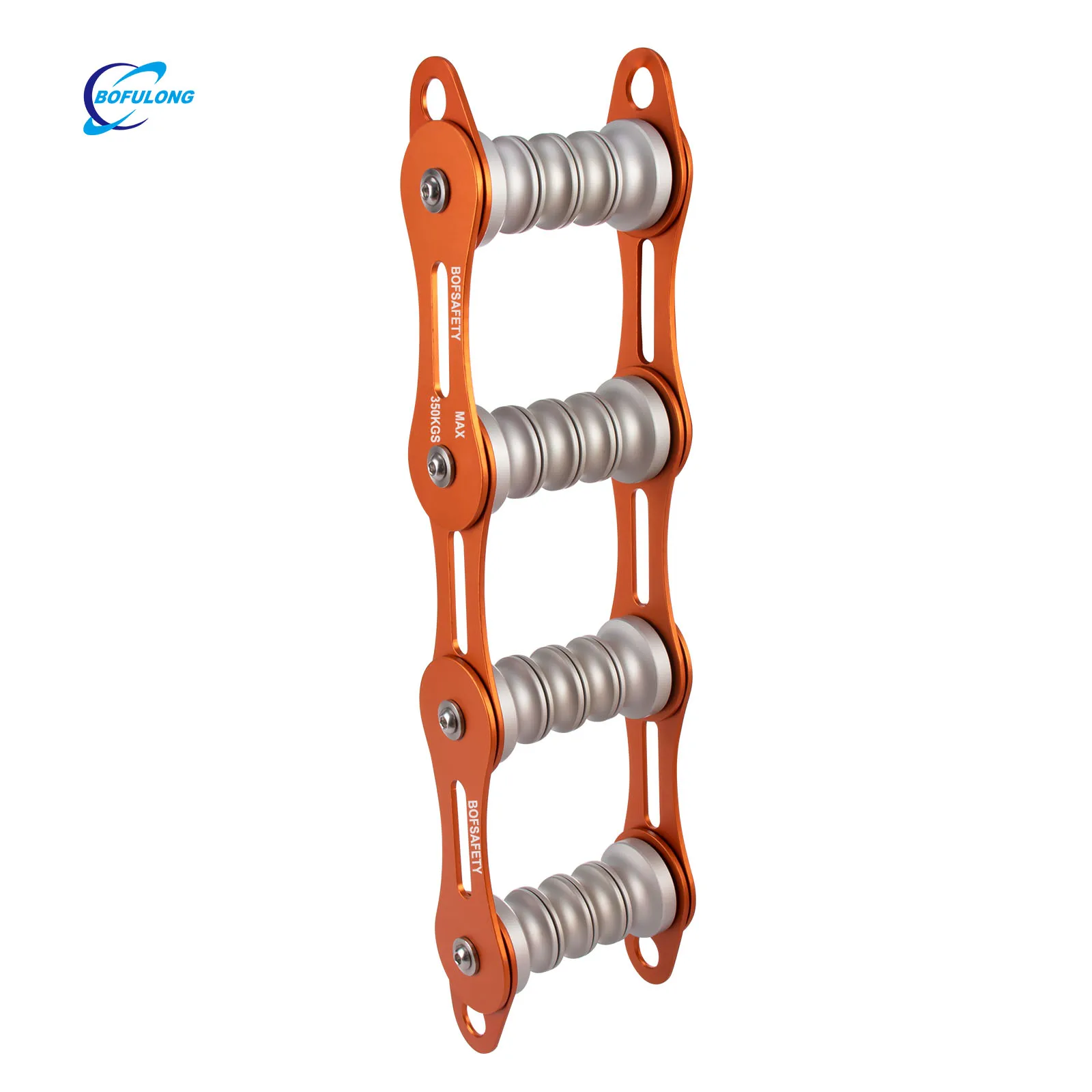 outdoor rescue caving climbing rock climbing ice rope  lightweight equipment aviation aluminum alloy 4-slot chain rope protector