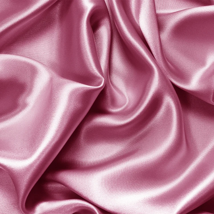 Factory wholesale price shiny satin fabric silk satin fabric free sample OEM non-stretch satin fabric