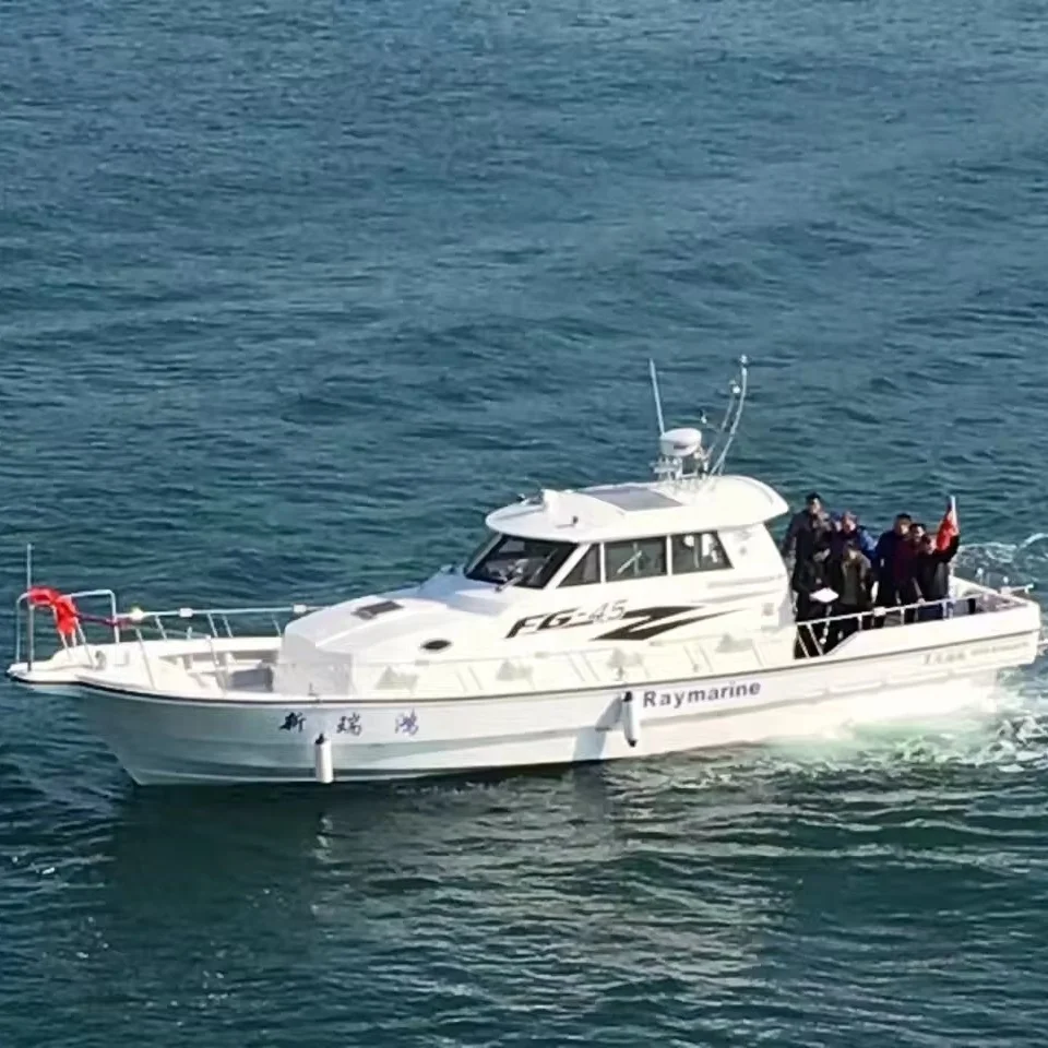 Grandsea 13.5m FRP High Speed Sport Cabin Fishing Boat for sale