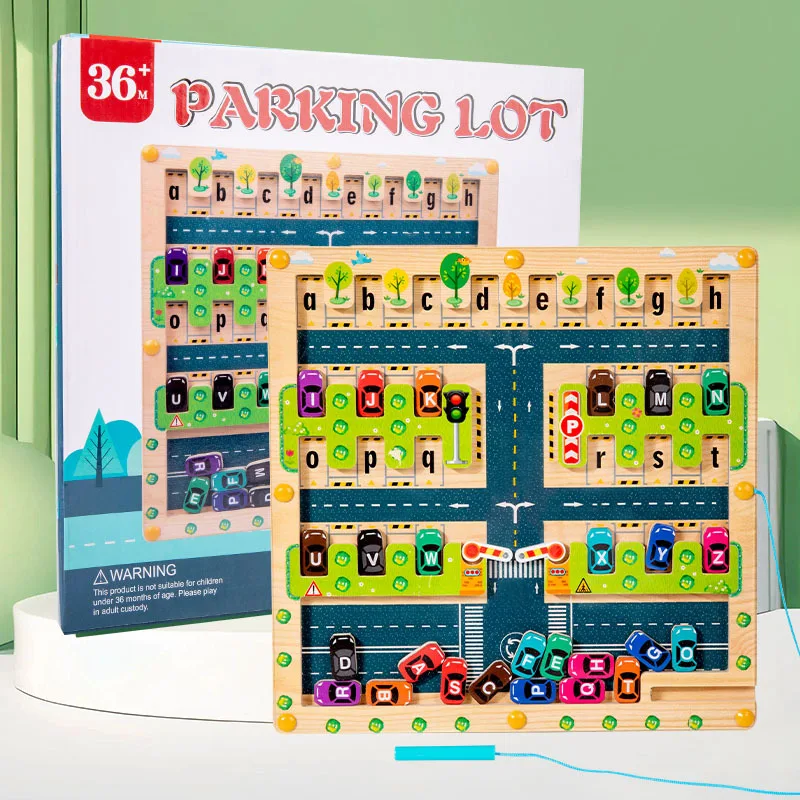 2024 new CE certificated educational parking spelling alphabet maze games for kids