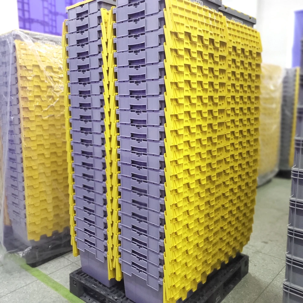 High Quality Plastic Moving Boxes Wholesale Stackable Industrial Packing
