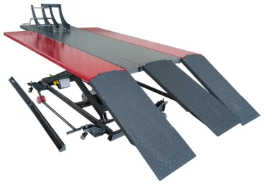 Hot Sale Red 1000lbs Scissors Hydraulic Motorcycle Lift Table with CE