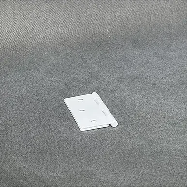 1.5 inch 2.5 inch White Round Hole hinges different size screw match color