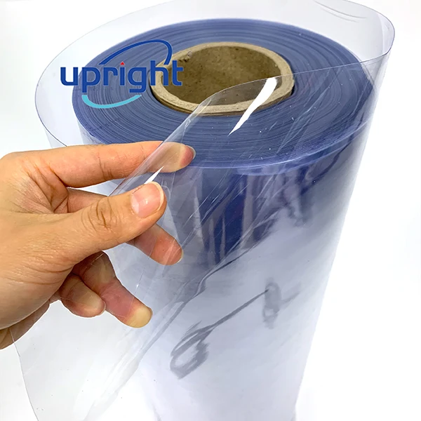 Upright clear transparent vacuum forming plastic rigid PVC sheet film for blister packing